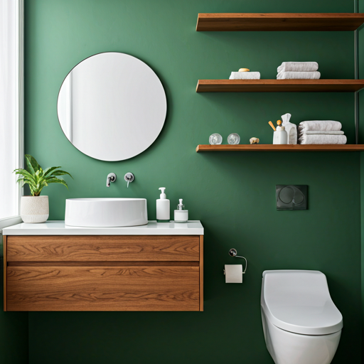 Bathroom after cleaning